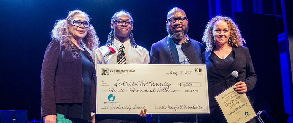 First Curtis Mayfield Scholarship Awarded To Sedrick McKinney