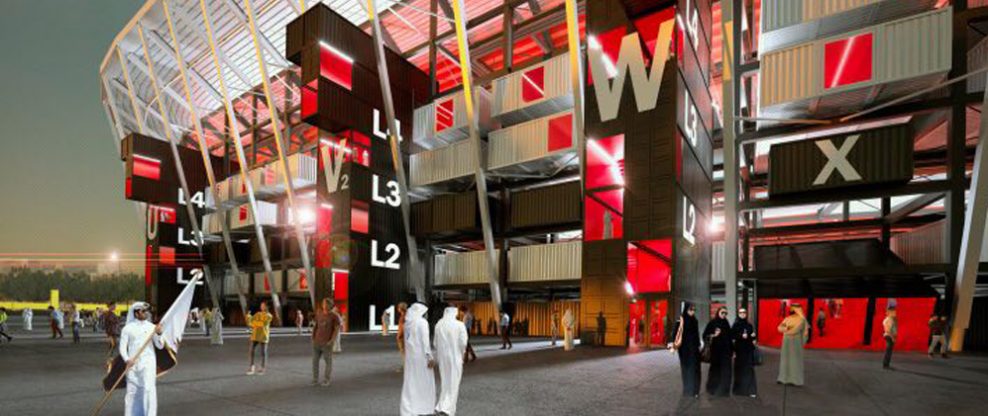 Construction Of Doha's Shipping Container Stadium Underway