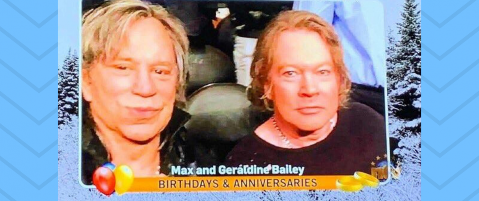 Prankster Gets Mickey Rourke / Axl Rose Photo Onto Canadian Local News