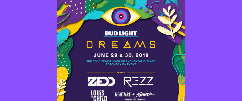 Zedd, Rezz, Louis The Child To Headline Toronto's Bud Light Dreams Music Festival