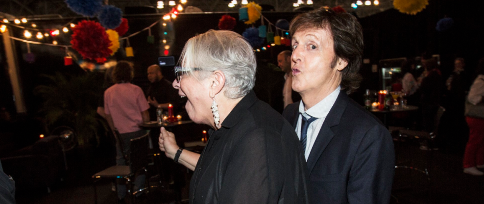 McCartney, Elton Pay Homage To Shelley Lazar