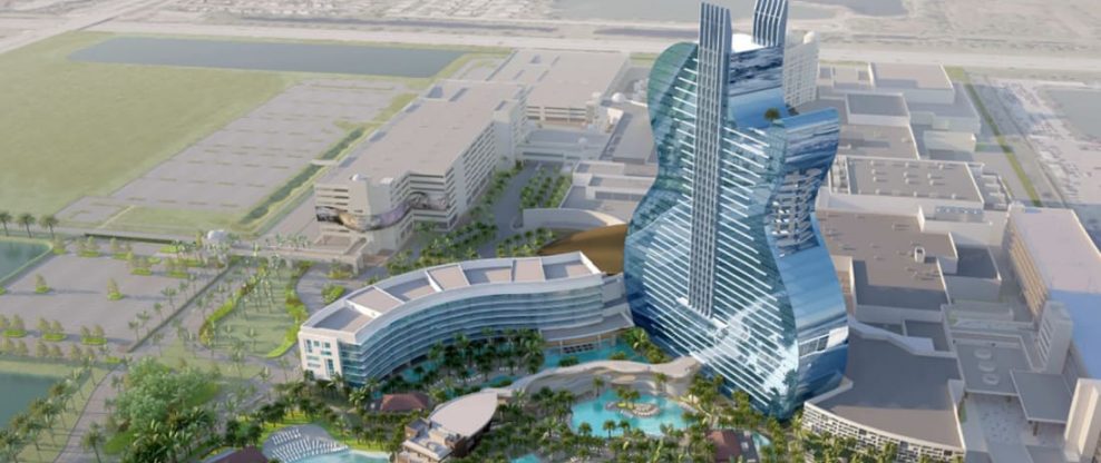 Hard Rock's Guitar-Shaped Hotel On Schedule For October Debut