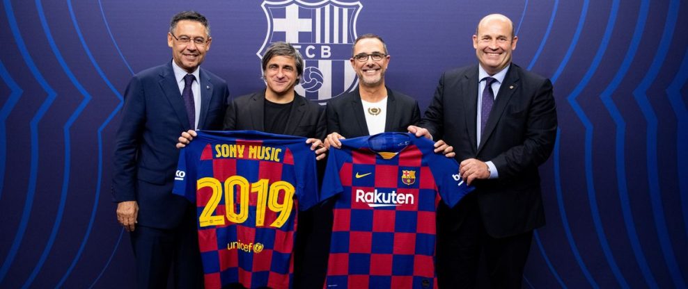 Sony Music and FC Barcelona Ink Deal Combining Music and Soccer Stars