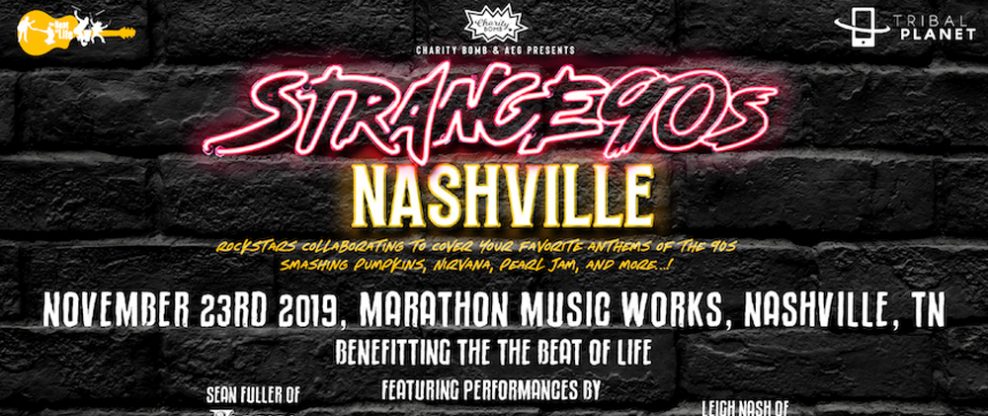 Charity Bomb & AEG Presents Strange 90s Nashville Benefit Concert