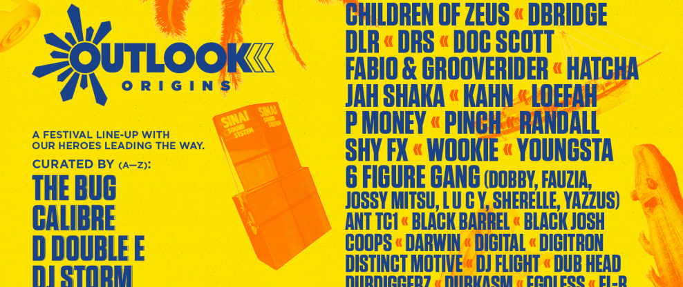 Outlook Origins Reveals First Wave of Artists For 2020 Edition: Shy FX, dBridge, Wookie, Youngsta & More